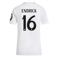 Camisa de time de futebol Real Madrid Endrick #16 Replicas 1º Equipamento Feminina 2024-25 Manga Curta